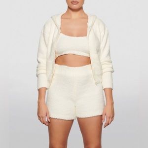SKIMS Cozy Knit Zip-Up Hoodie Size Small / Medium